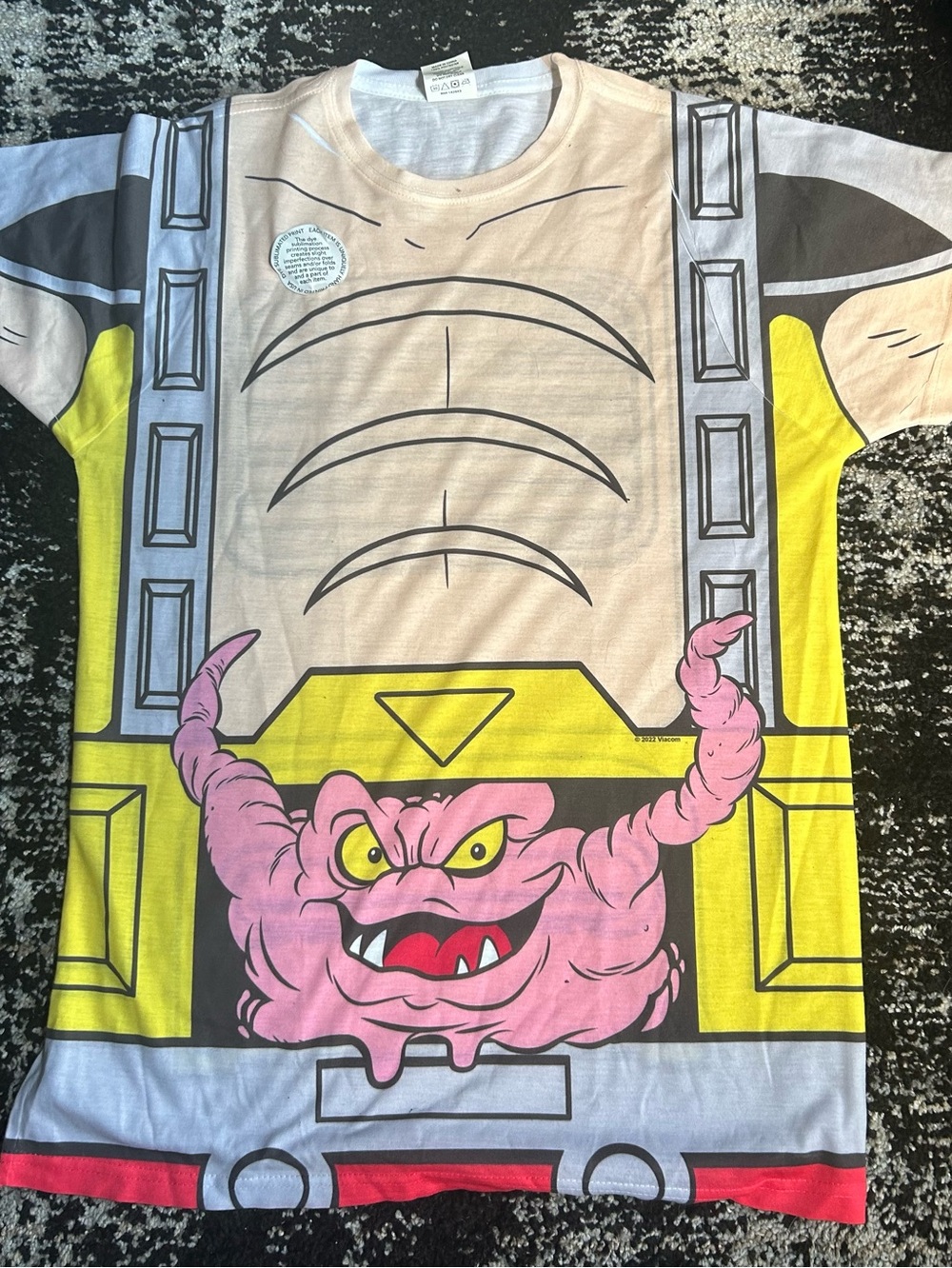 Krang TMNT costume/AOP/sublimated t shirt! Double sided!